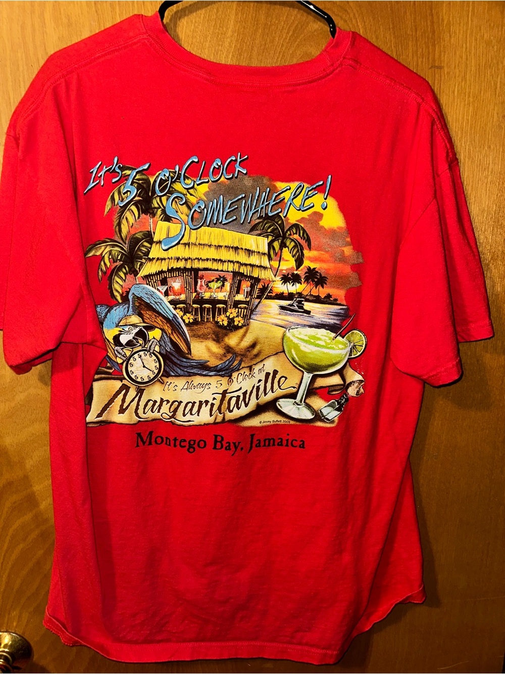 vintage 2005 Jimmy Buffett Margaritaville graphic t-shirt